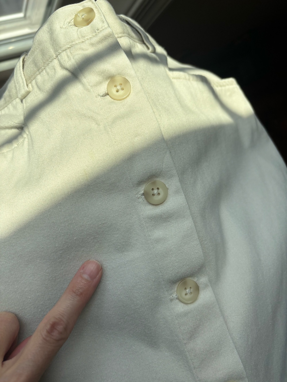 GAP Vintage Cream Button-Front Midi Skirt - Picture 10 of 11